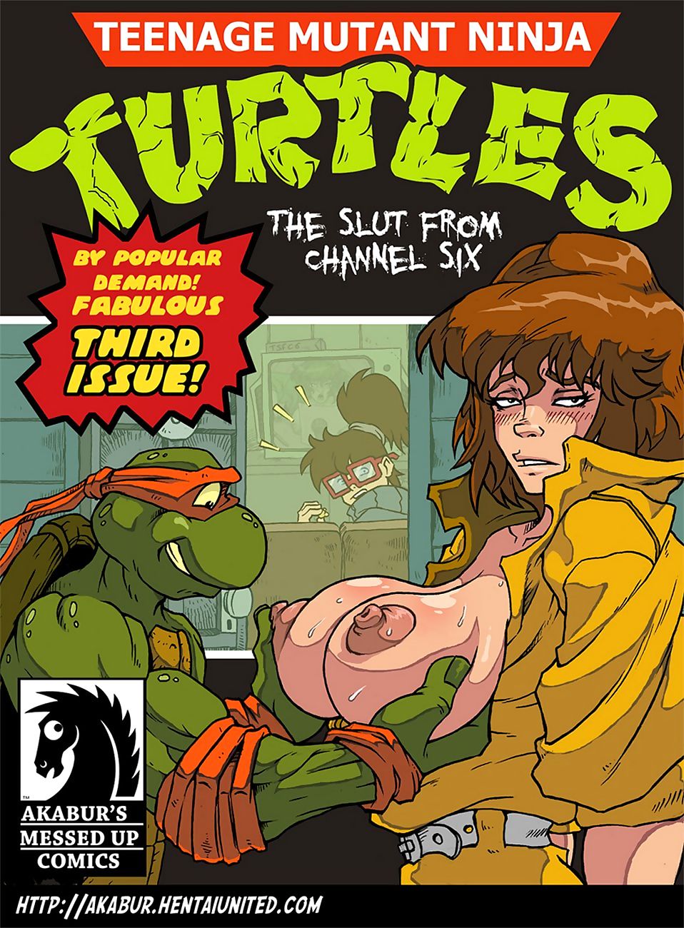 wojownicze żółwie ninja w dziwka Od kanał Sześć page 1