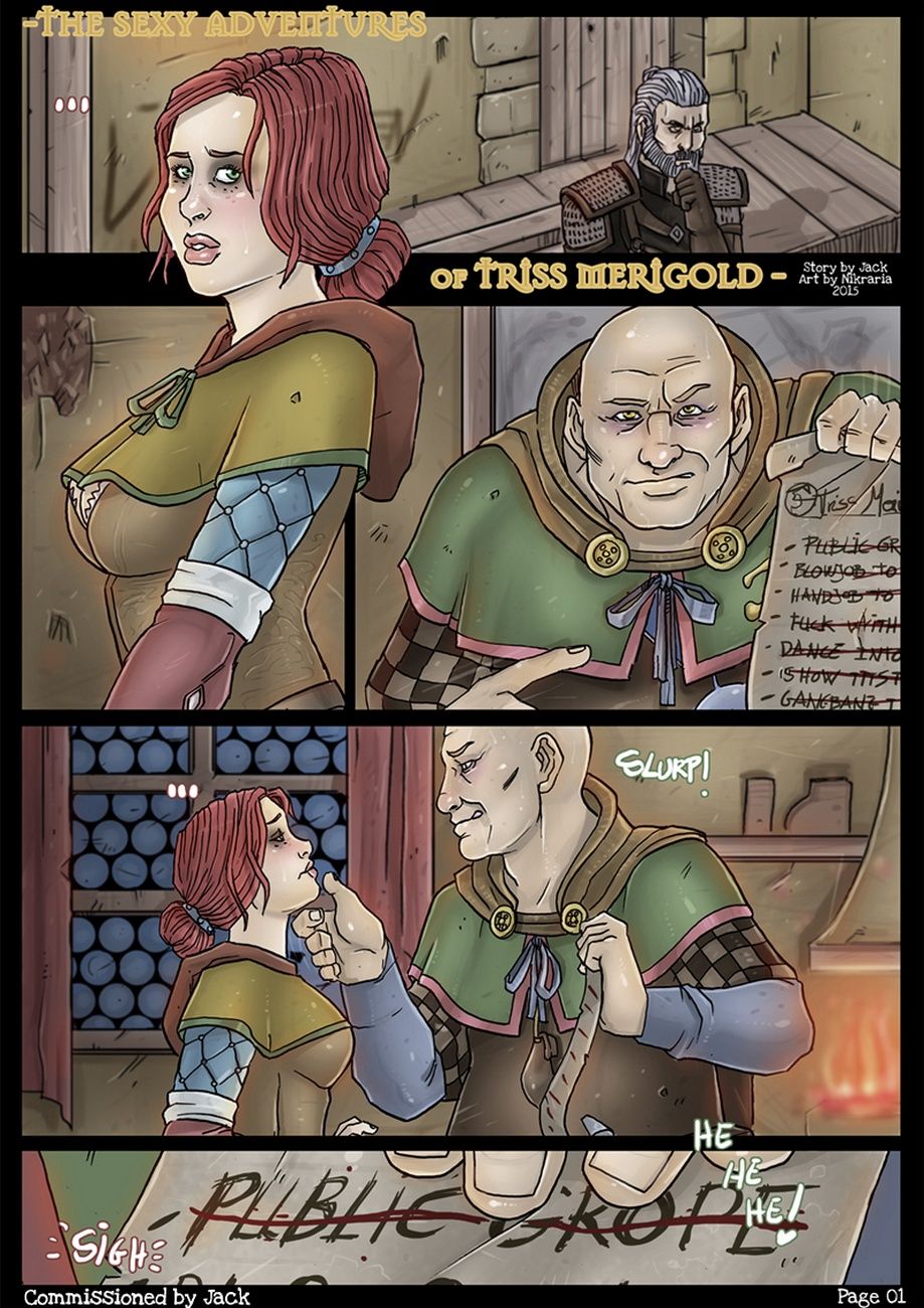 el sexy aventuras de triss merigold page 1