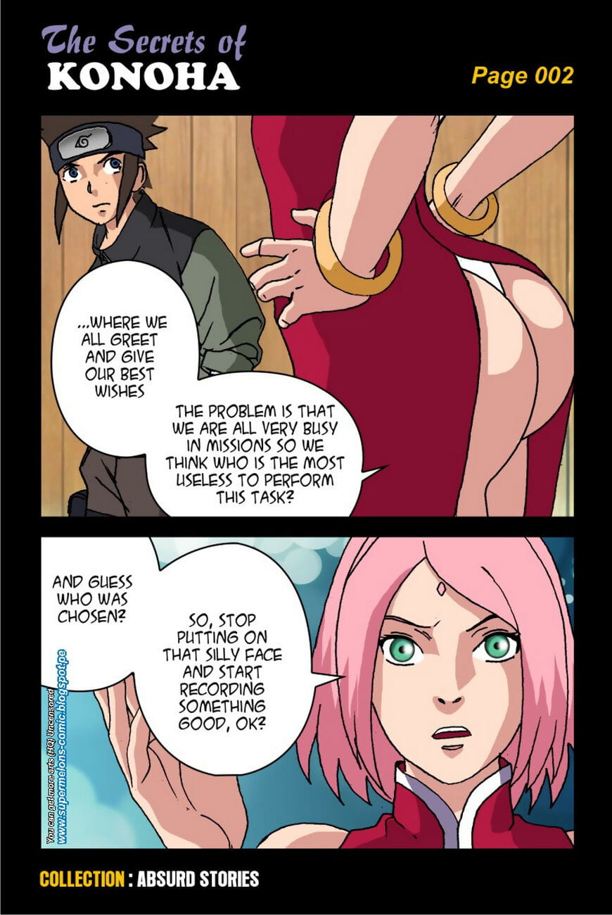 l' Secrets de konoha PARTIE 4 page 1