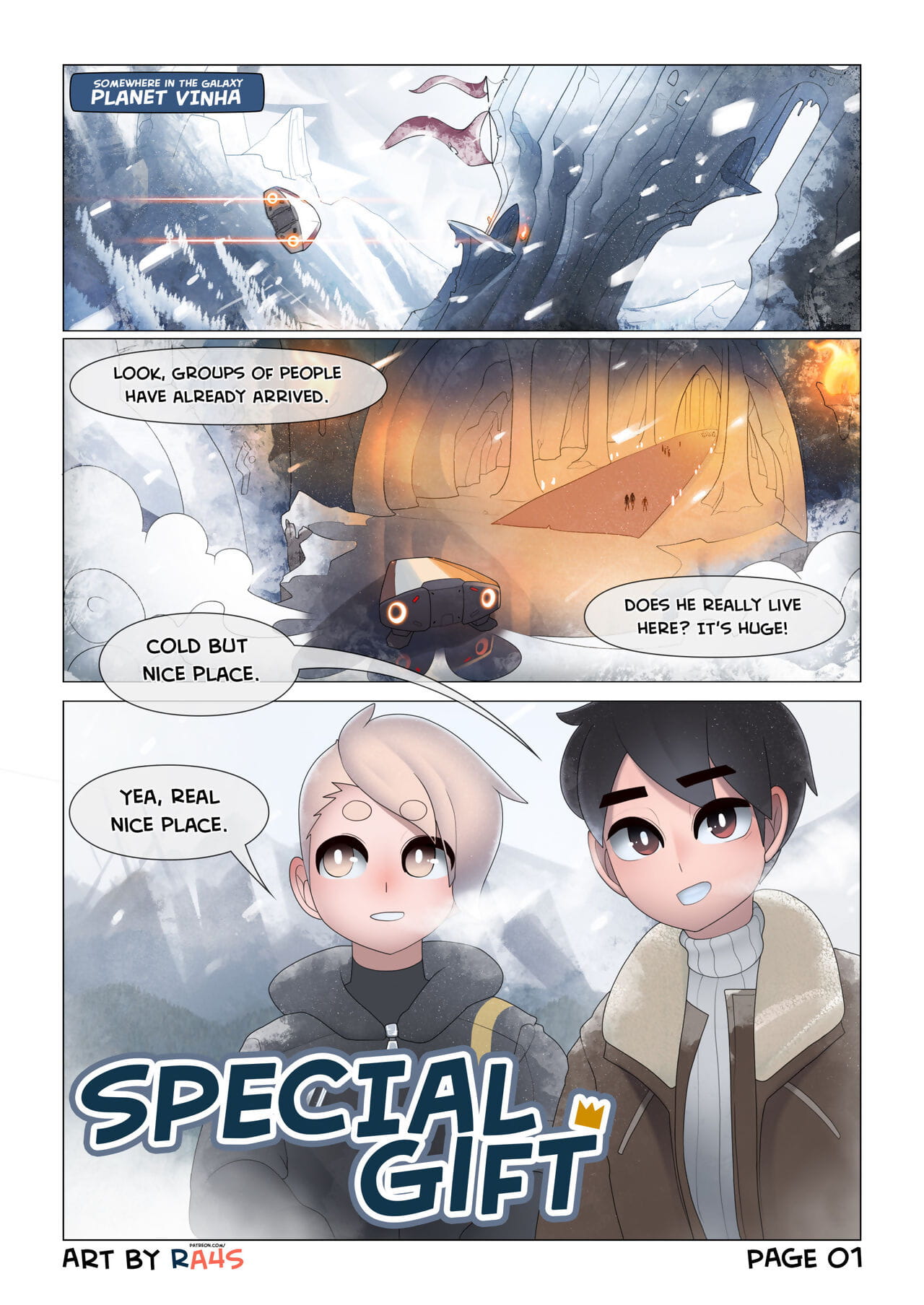 Speciale gift! Korte Comic commissie page 1