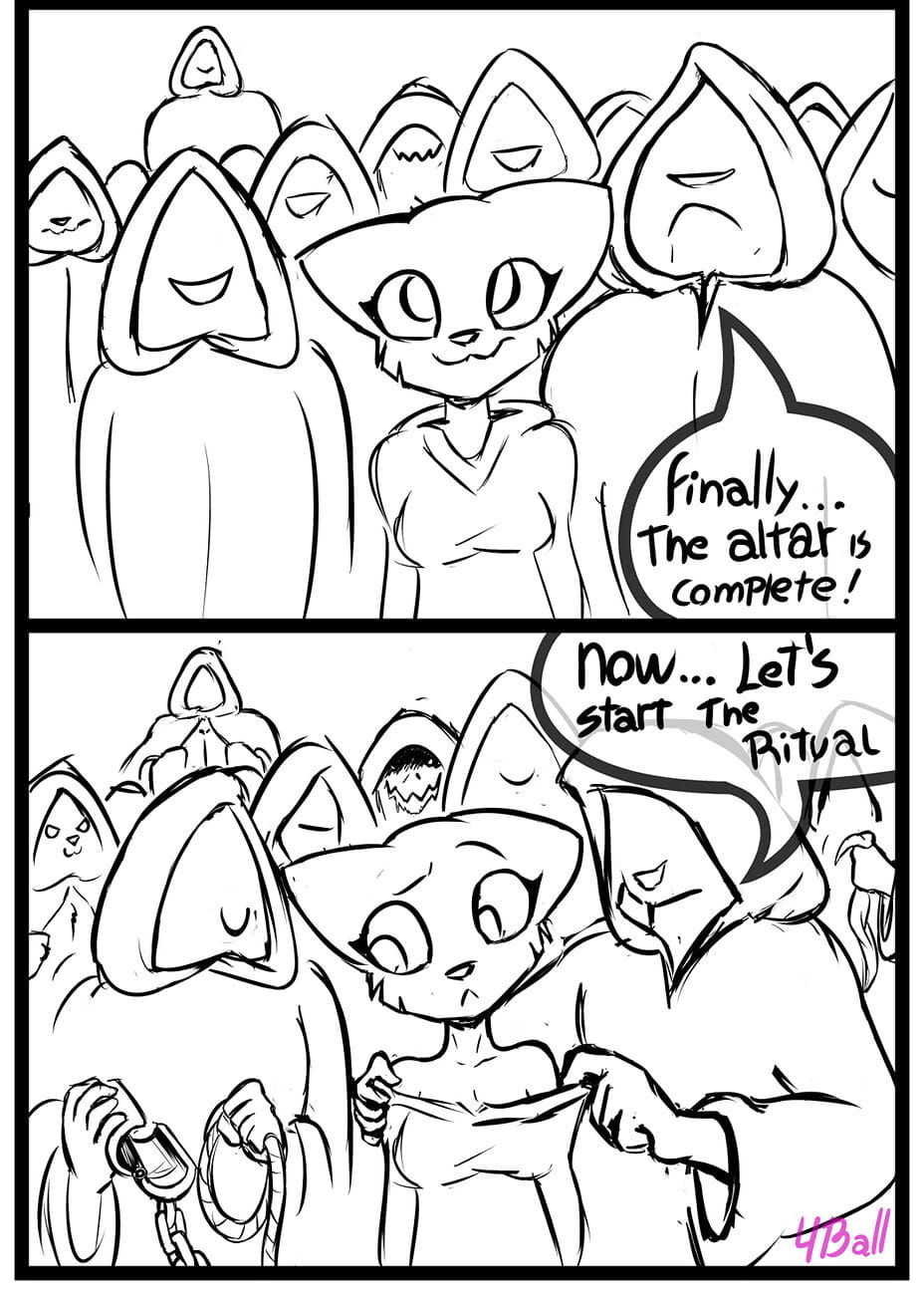 verdrietig Kat en De cult page 1