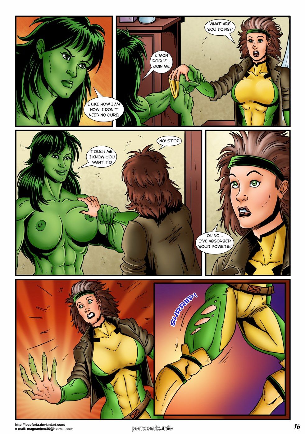 X-Men- Sexy Moments page 1