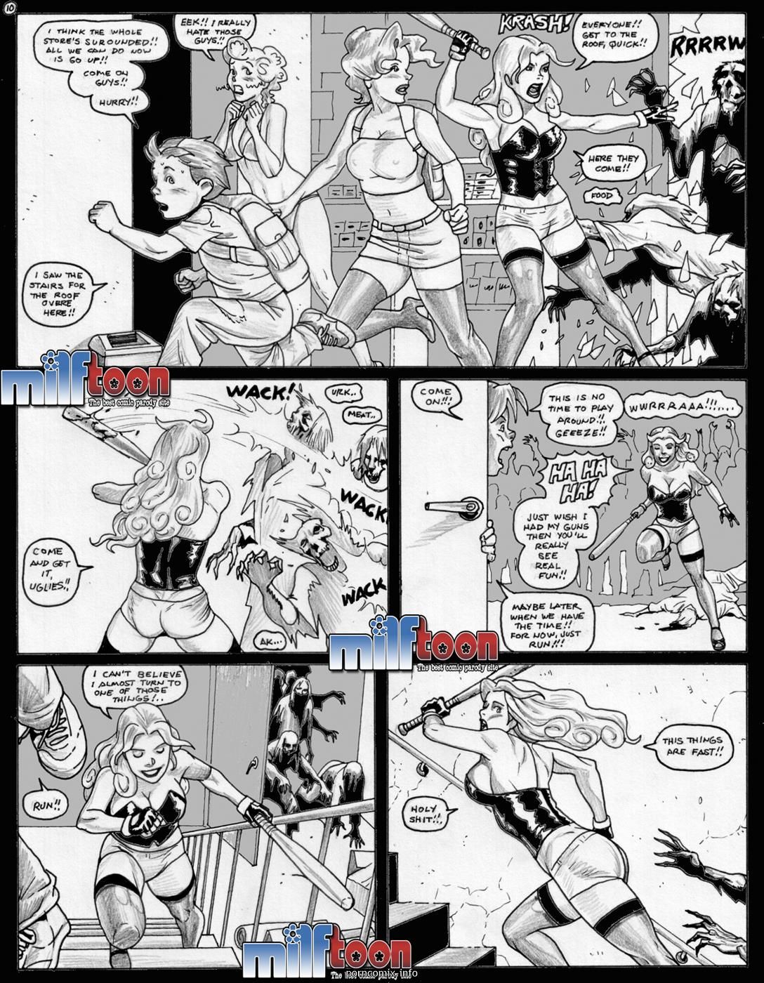 Milftoon- Contains Virus Zombies page 1