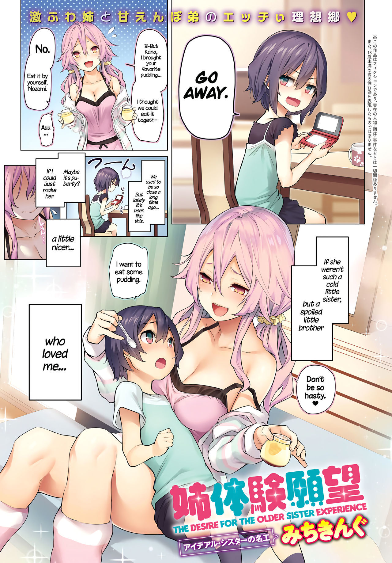 Hentai- The Desire For The Older Sister Experience page 1