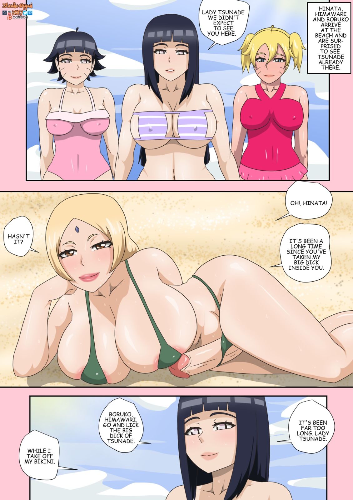 Studio Oppai-A Beautiful Day at the Beach page 1
