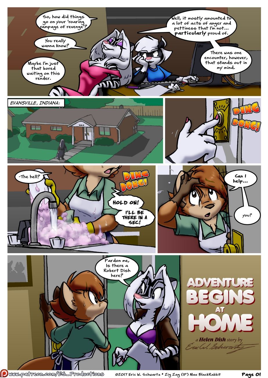 Adventure Begins At Home page 1