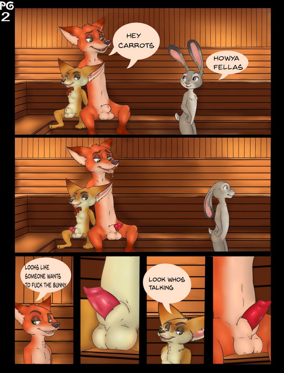 Two Foxes One Bun page 1