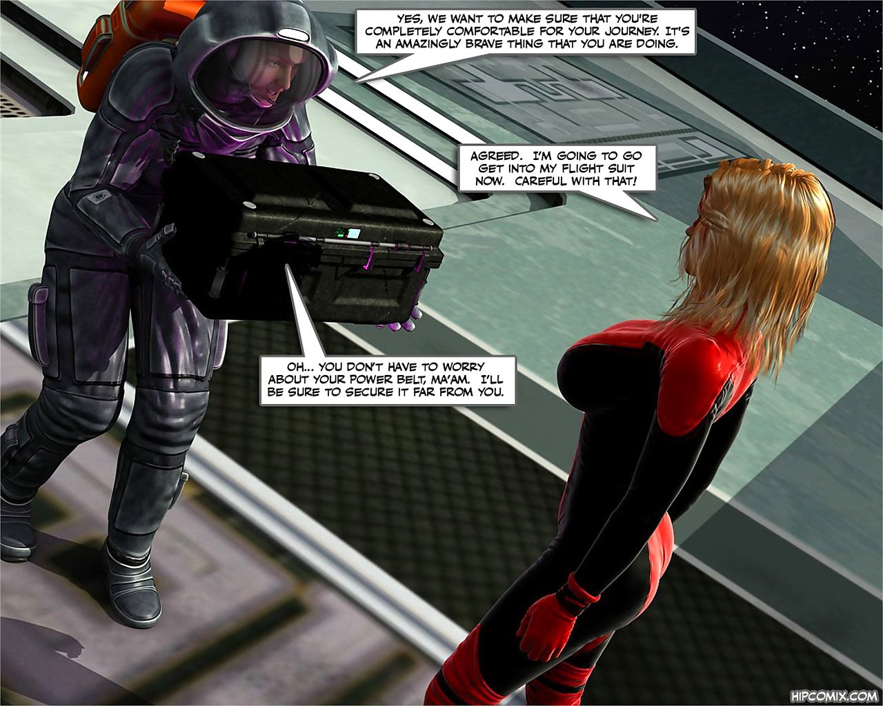 hipcomix w różowy avenger! Galaktyka crisis! page 1