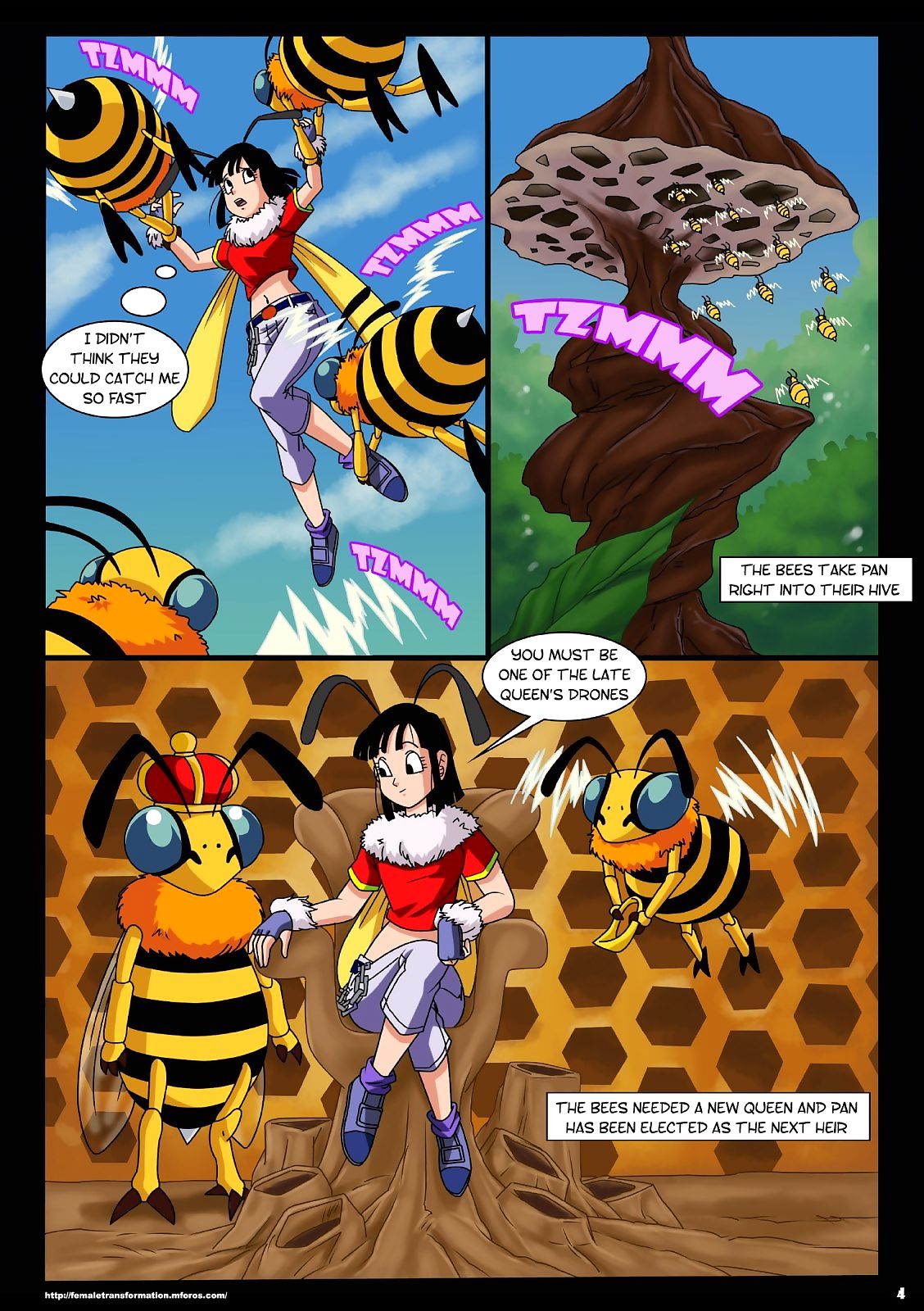 التنين الكرة الملكة النحل page 1