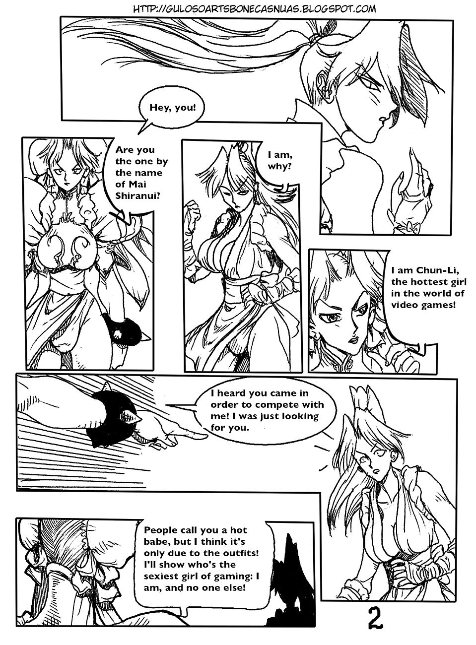 Mai Vs Chun-Li page 1