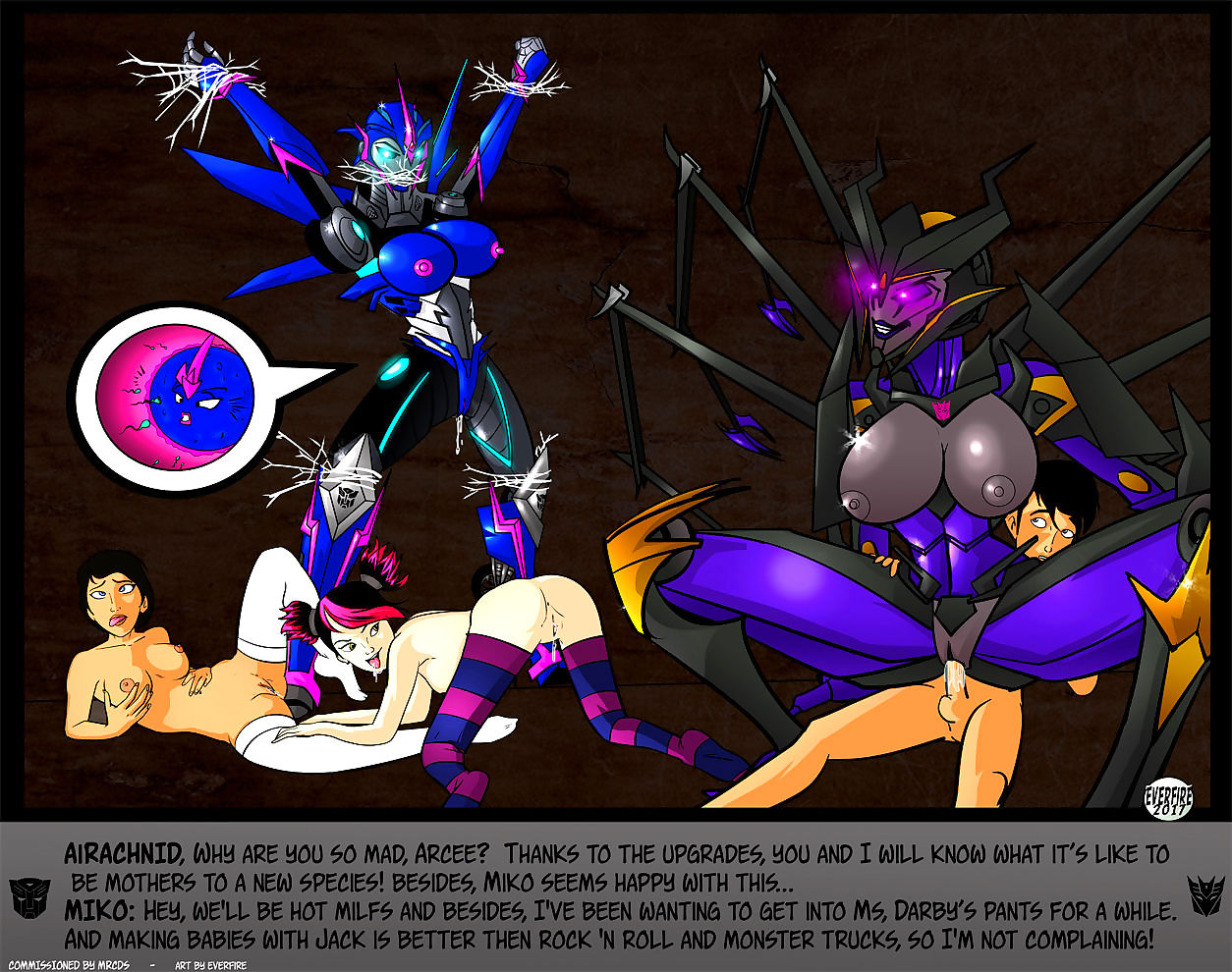 Everfire- Transformers Prime Insemination page 1