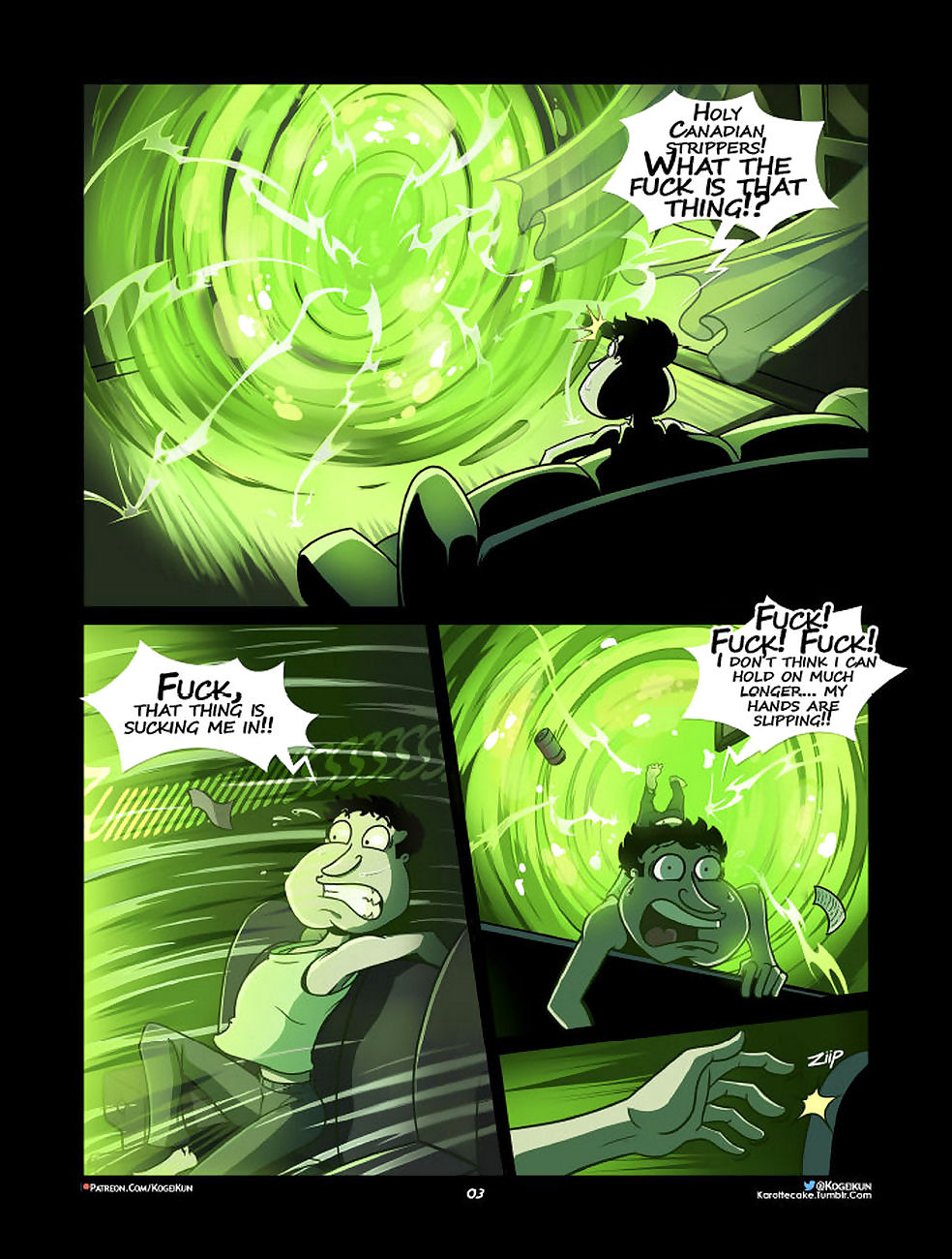 Quagmire Into The Multiverse 1 page 1
