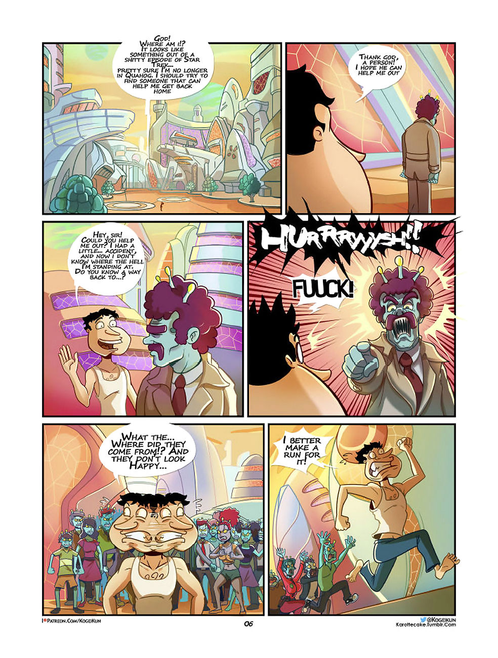 Sumpf in die multiverse 1 page 1