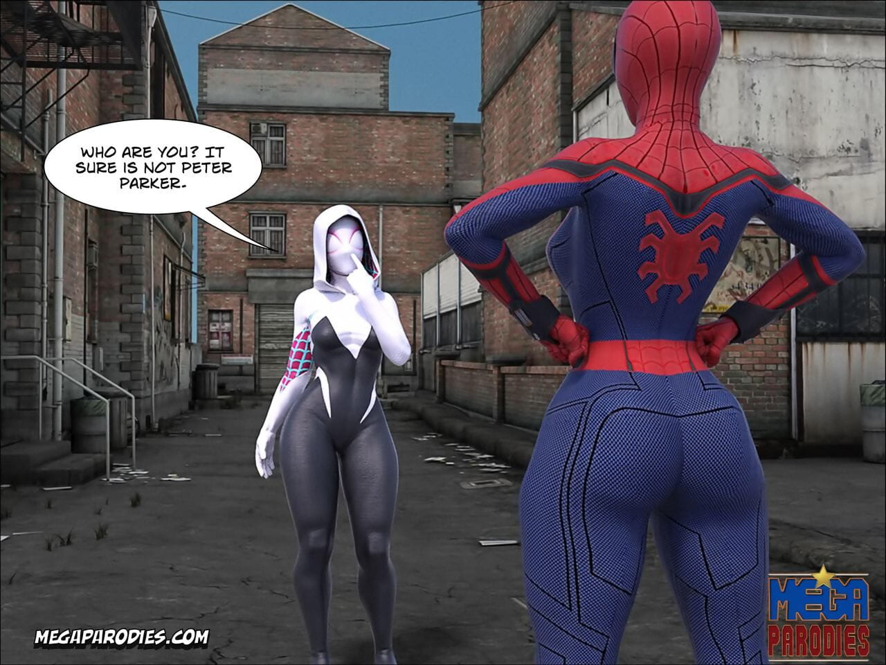 mega parodies truyện tranh bộ sưu tập spider Gwen 3 phần 2 page 1