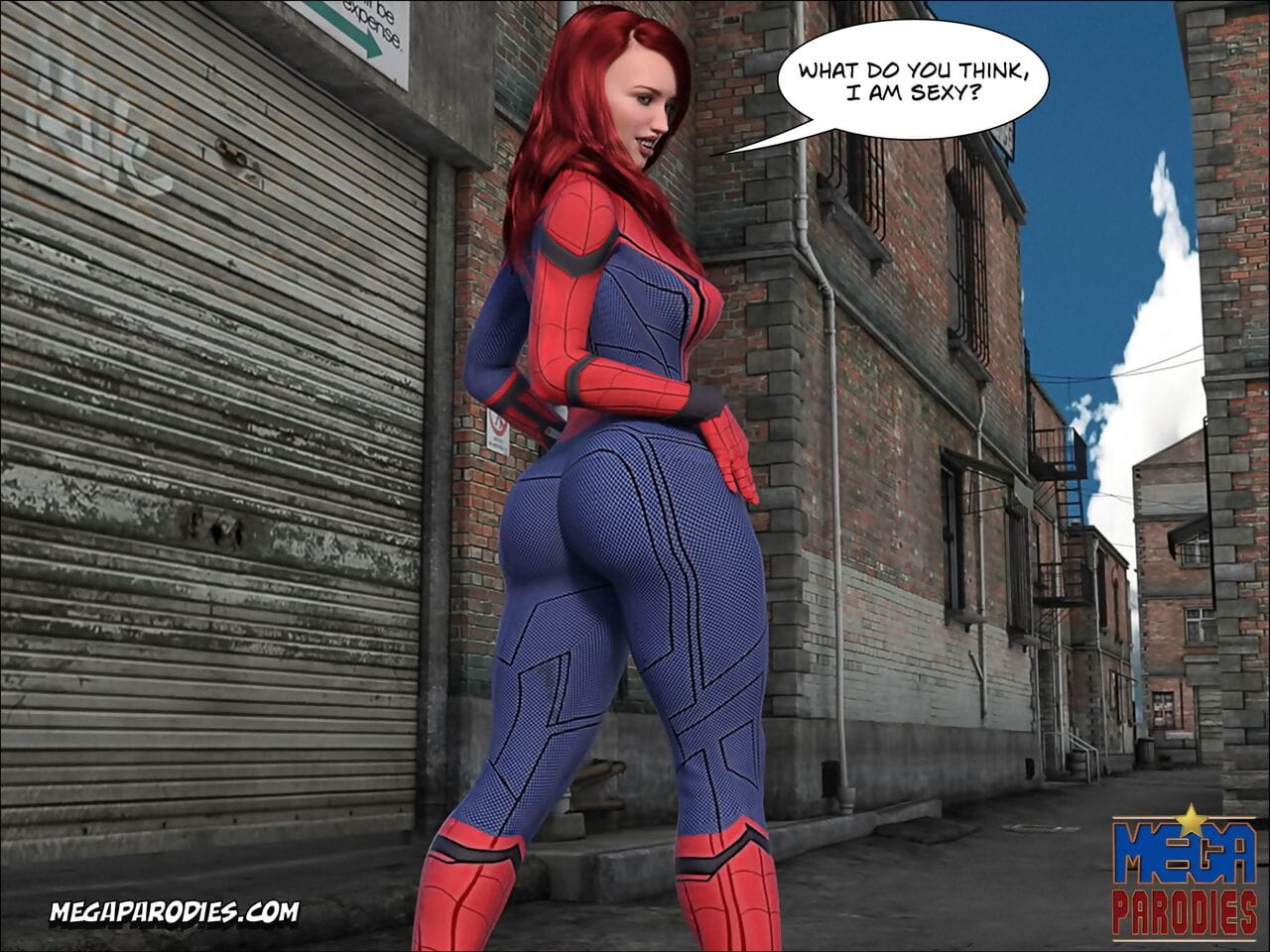 mega parodies truyện tranh bộ sưu tập spider Gwen 3 phần 2 page 1