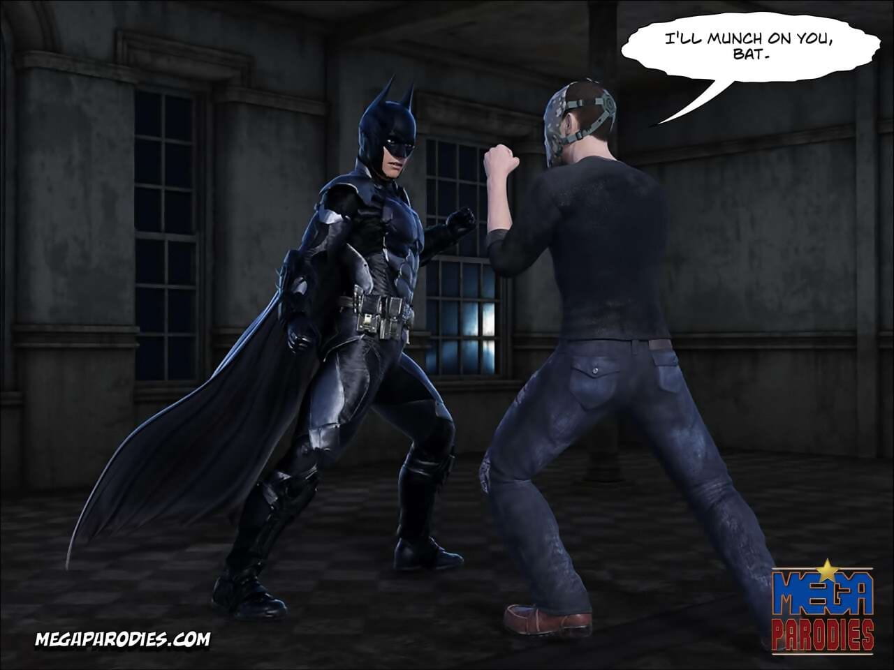 Mega Parodies Comics Collection batman page 1