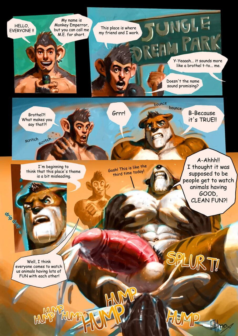 Jungle Dream Park comics and characters page 1