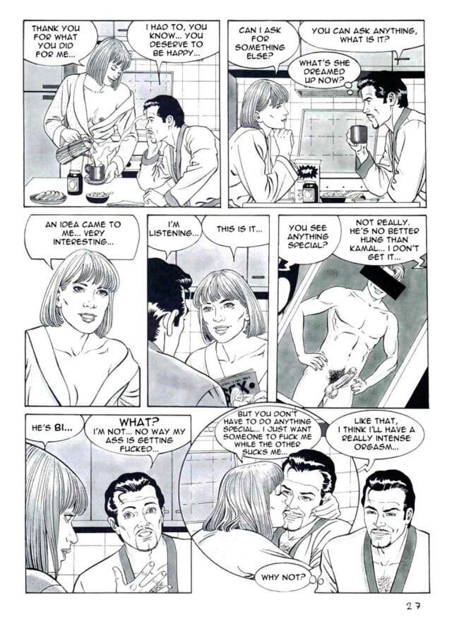 rogacz Amerykański komiksy żona w dziwka page 1