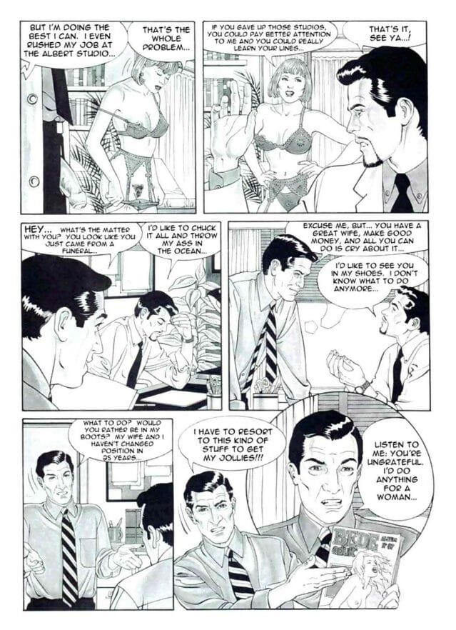 Corno Americana histórias em quadrinhos mulher o Puta page 1
