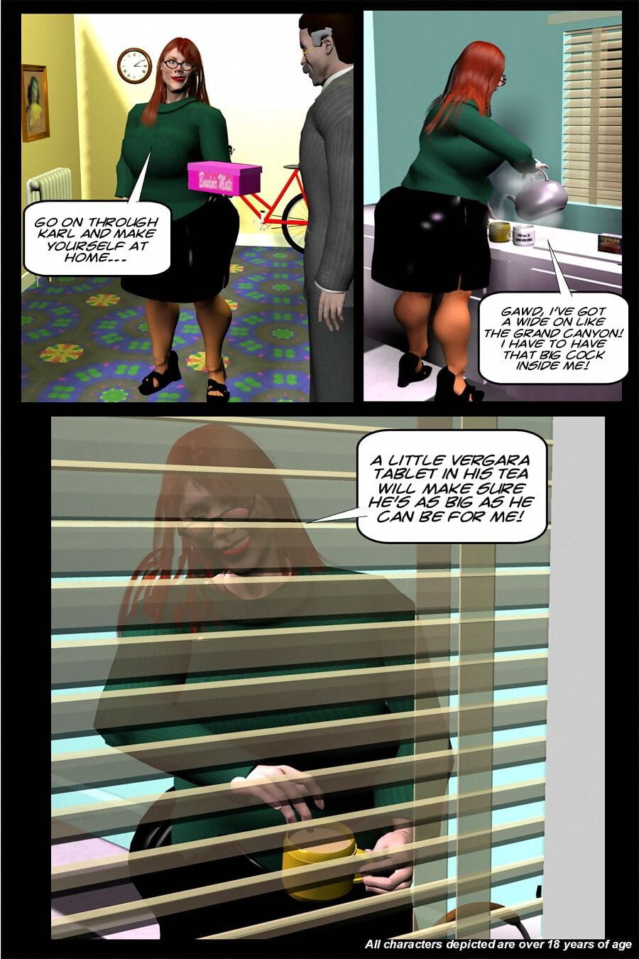 Milf-3D – Lisa’s Big Date page 1