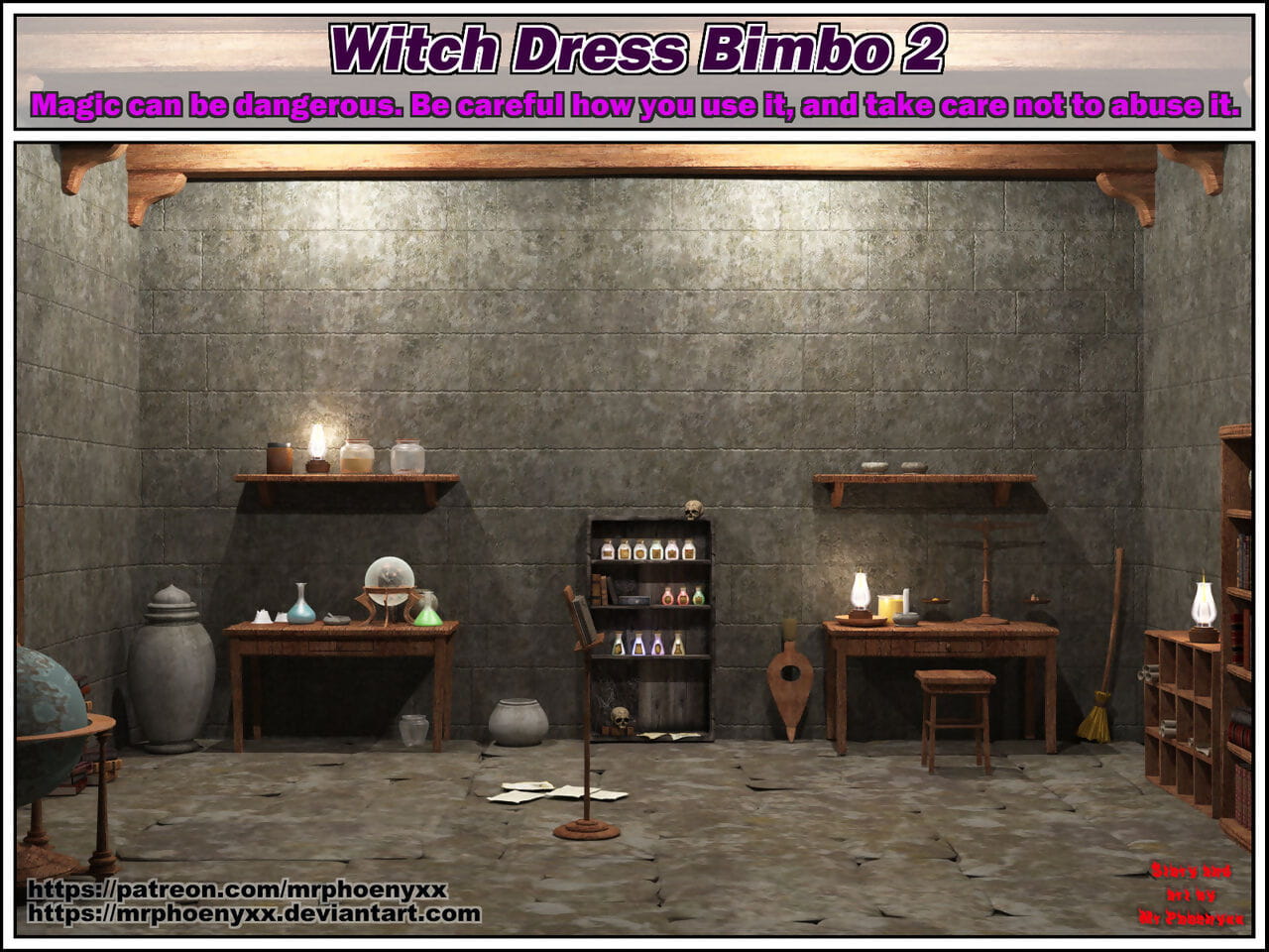 Mr. Phoenyxx- Witch Dress Bimbo 2 page 1