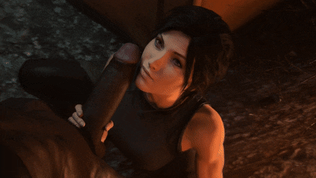 Lara Croft plays with a BBC page 1