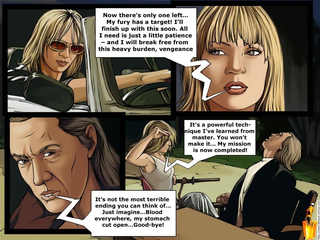 sündigen comics Uma Thurman / töten bill Teil 2 page 1