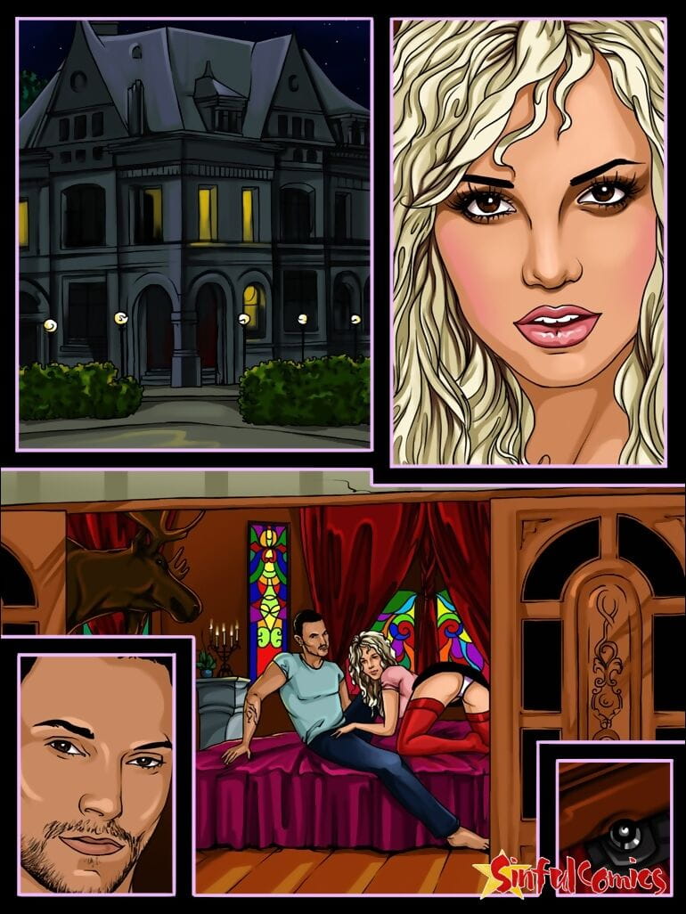 grzeszny komiksy Britney włócznie Komiks page 1