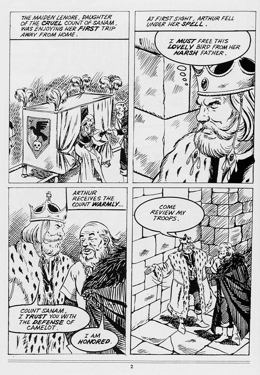 l' érotique aventures de le roi Arthur tâ€¦ PARTIE 2 page 1