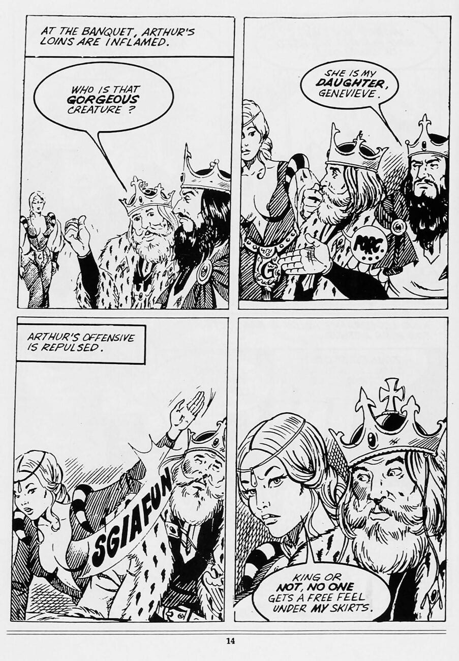 die erotische Abenteuer der König arthur tâ€¦ page 1