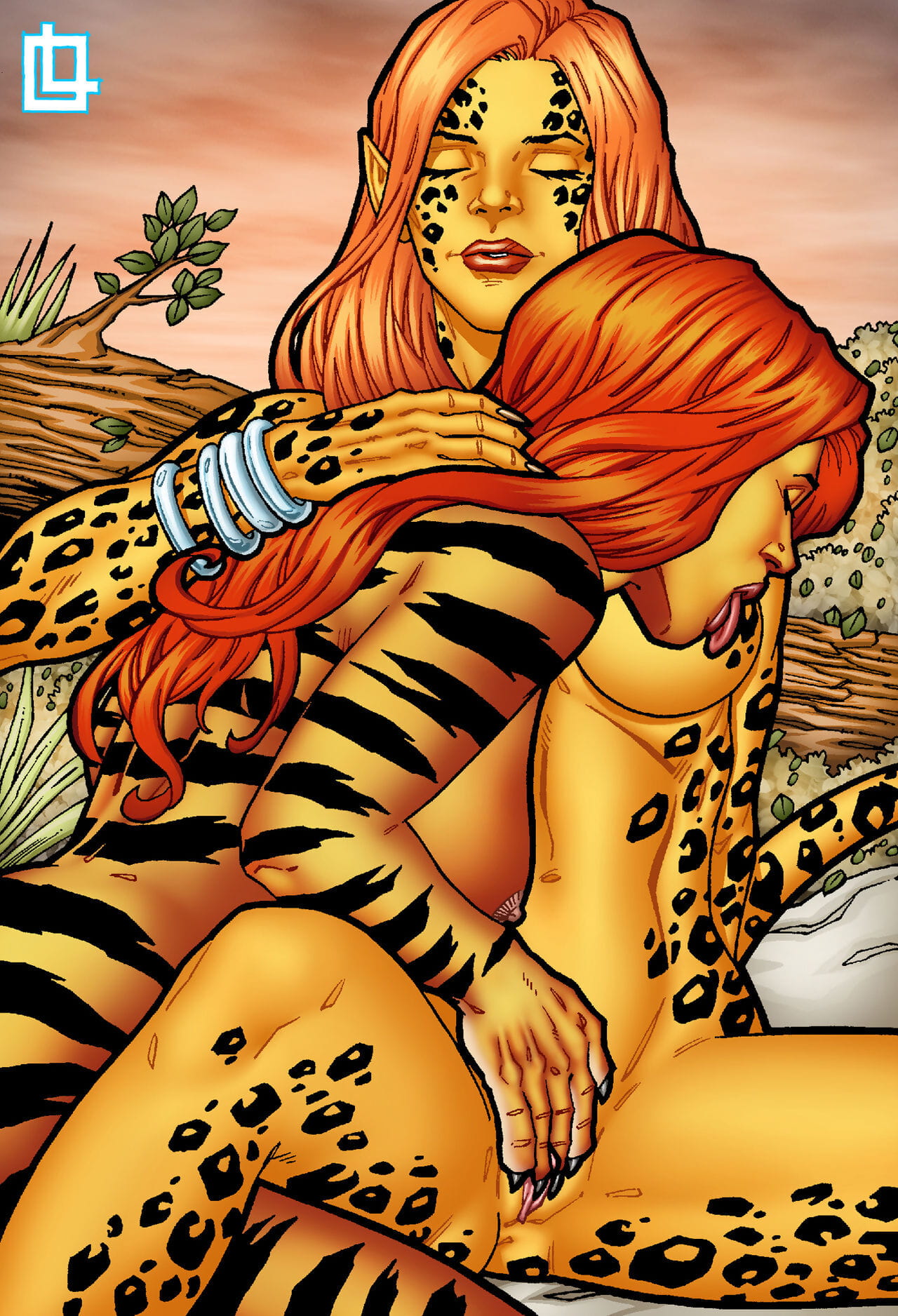 leandro comics tigra et le guépard page 1